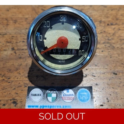 VDO copy, 0=60 KMH speedo, 48mm O.D.